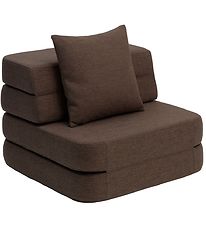 by KlipKlap Foldesofa - 3 Fold Single - 70 cm - Brown/Sand