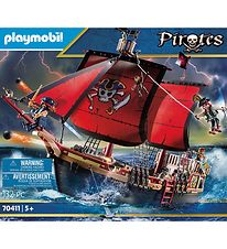 Playmobil Pirates - Dødningehoved-Kampskib - 70411 - 132 Dele