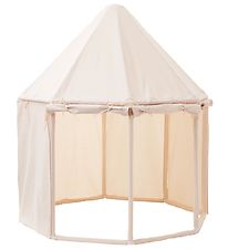 Kids Concept Legetelt - Pavillon - 122x142 cm - Naturhvid