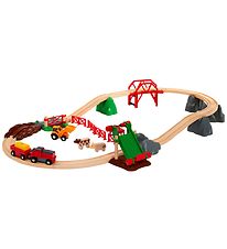 BRIO Bondegårdssæt - 30 Dele - Gul/Grøn 33984