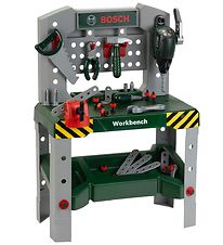 Bosch Mini Arbejdsbænk - Legetøj - 76 cm - Mørkegrøn/Sølv