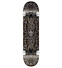 Speed Demons Skateboard - 7.75'' - Bandana Komplet - Sort/Grå