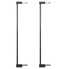 BabyDan Forlænger - Extend-A-Gate - 2 stk. - 73x7 cm - Sort