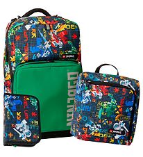 LEGO® Ninjago Skoletaske m. Gymnastikpose/Penalhus - Prime Empi