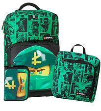 LEGO® Skoletaskesæt - LWOptimo  Plus - Ninjago - Lloyd