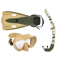Aqua Lung Snorklesæt - Nabul - Sand/Olive