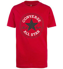 Converse T-shirt - Enamel Red m. Logo