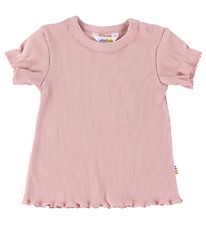 Joha T-shirt - Rib - Rosa