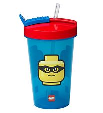 LEGO® Storage Drikkedunk m. Sugerør - 500 ml - Iconic Classic -