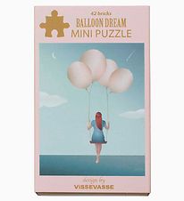 Vissevasse Puslespil - Mini - 10x13 cm - Balloon Dream