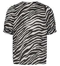 Petit by Sofie Schnoor T-shirt - Sort/Hvid m. Zebraprint