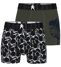 Ronaldo Boxershorts - 2-pak - Sort/Armygrøn