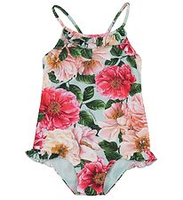 Dolce & Gabbana Badedragt - Bl m. Rosa Blomster