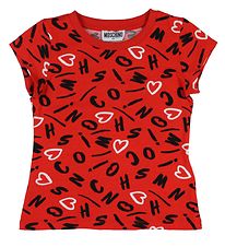 Moschino T-shirt - Rød m. Print