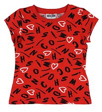 Moschino T-shirt - Rd m. Print