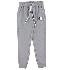 Champion Fashion Sweatpants - Grmeleret m. Logo