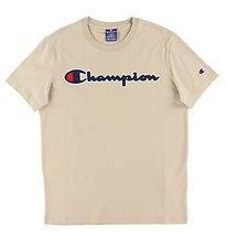 Champion Fashion T-shirt - Beige m. Logo