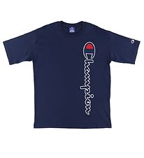 Champion Fashion T-shirt - Navy m. Logo