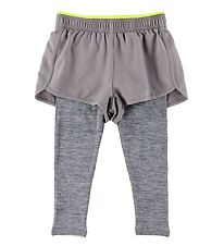 Stella McCartney Kids Leggings - Grmeleret m. Neongul