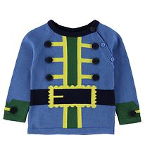 Stella McCartney Kids Bluse - Strik - Bl m. Piratjakke