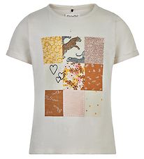 Minymo T-shirt - Hvid m. Print