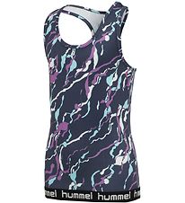 Hummel Top - HmlNanna - Navy/Lilla