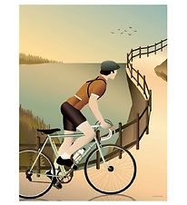 Vissevasse Plakat - 50x70 - Cycling In The Hills