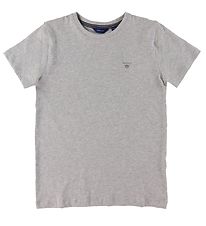 GANT T-shirt - The Original - Gråmeleret