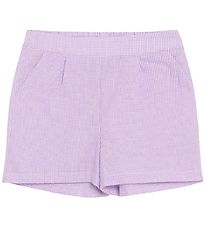 Grunt Shorts - Dana - Lilla/Hvid Tern