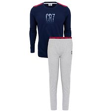 Ronaldo Nattøj - Navy/Gråmeleret