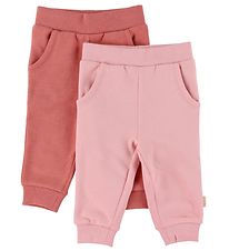 Minymo Sweatpants - 2-pak - Canyon Rose