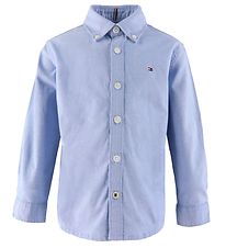 Tommy Hilfiger Skjorte - Stretch Oxford - Calm Blue