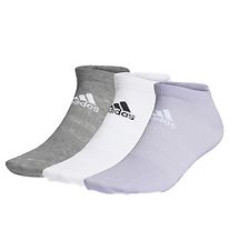 adidas Performance Ankelstrmper - 3-pak - Lilla/Grmeleret/Hvid