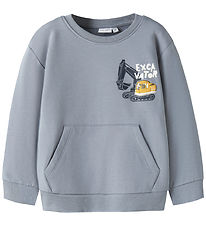 Name It Sweatshirt  - NmmVugo - Tradewinds/Excavator