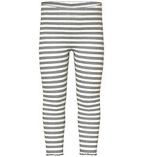 Name It Leggins - NmfVemma - Grey Melange/Cloud Dancer