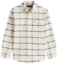 Tommy Hilfiger Skjorte - Window Pane Check - White