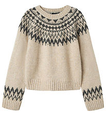 LMTD Bluse - Strik - NlfNeenla - Oatmeal