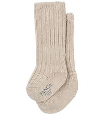 Fanga Fontana Strømper - Strik - Lana - Sand