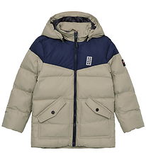 LEGO® Wear vinterjakke - LwJebel 733 - Beige/Blå