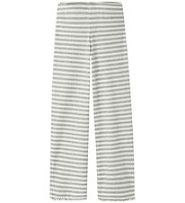 Name It Bukser - NkfVemma - Grey Melange/Cloud Dancer
