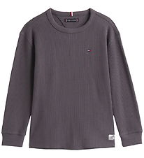 Tommy Hilfiger Bluse - Strik - Washed BlackGREY