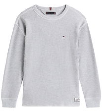 Tommy Hilfiger Bluse - Strik - Light Grey HeatherGREY