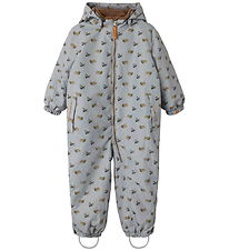 Lil Atelier Flyverdragt - NmmLasnow10 - AOP - Ultimate Grey/Airp