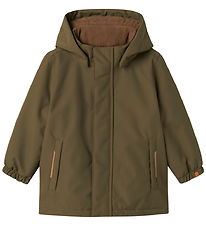 Lil Atelier Vinterjakke - NmmLasnow10 - Solid - Sea Turtle