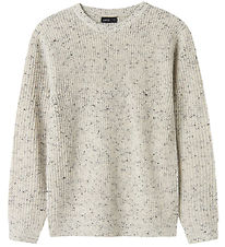 LMTD Bluse - Strik - NlmNaston - Oatmeal