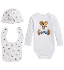 Polo Ralph Lauren Gaveæske - Body/Savlesmæk/Hue - White Multi