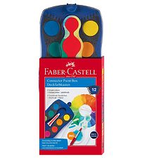 Faber-Castell Vandfarve - Connector - 12 Farver