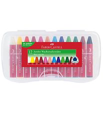 Faber-Castell Farvekridt - 12 stk - Jumbo - Multi