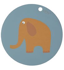 OYOY Dækkeserviet - Elephant - Tourmaline