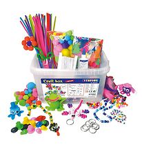 Playbox Multi Krea Boks - 740 Dele - Piberenser/Fjer/Perler/Øjne